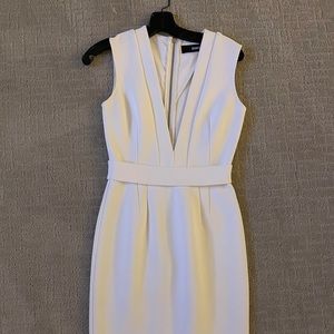 Nicholas plunge neck dress